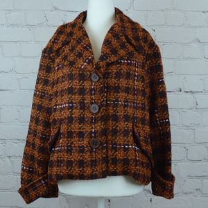 NWT CHEPE Tweed Coat - MADE in ITALY